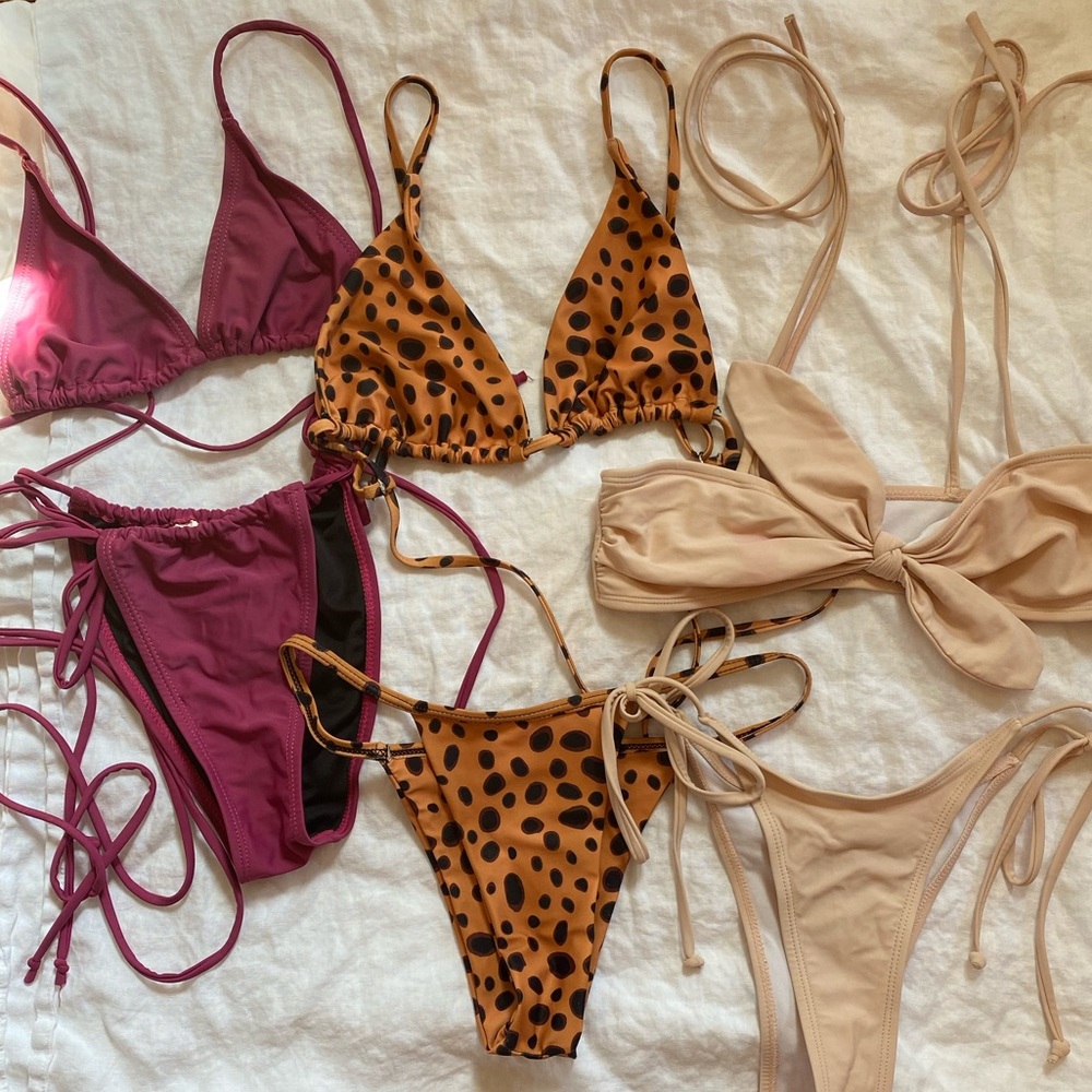 3 pack bikini set